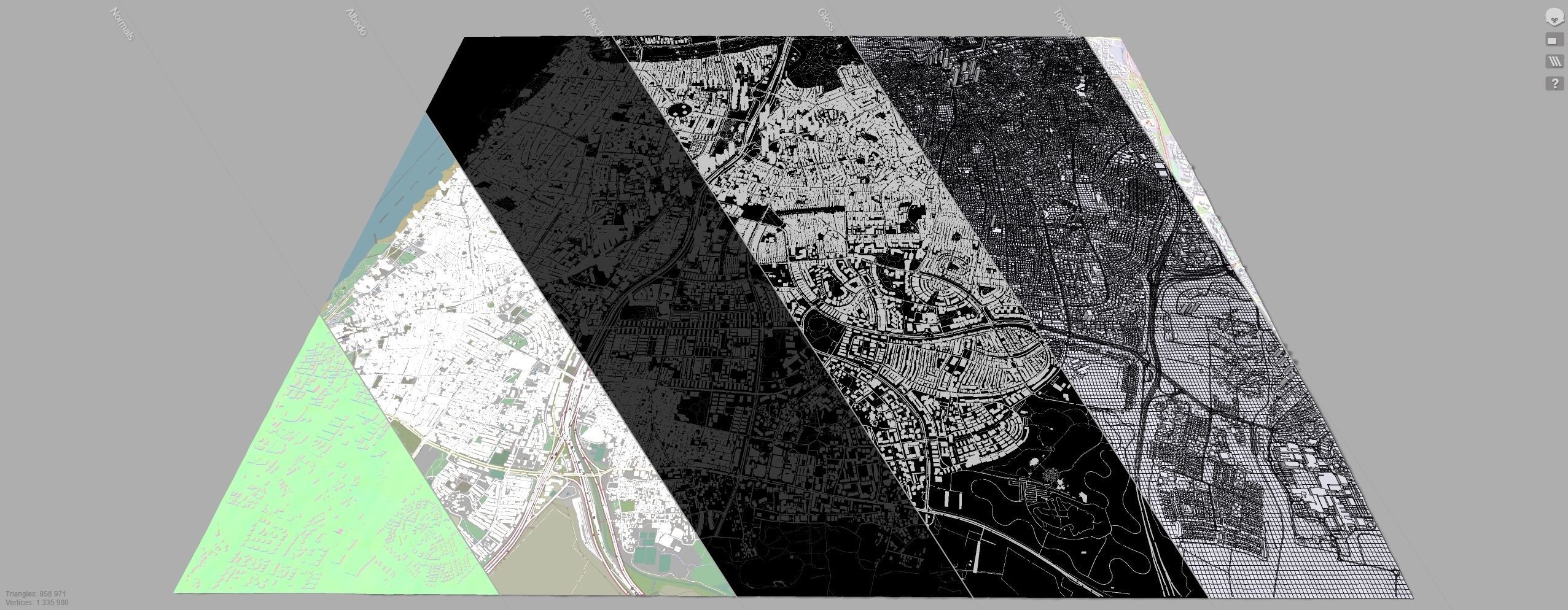 Cityscape Holon Israel 3D model_10