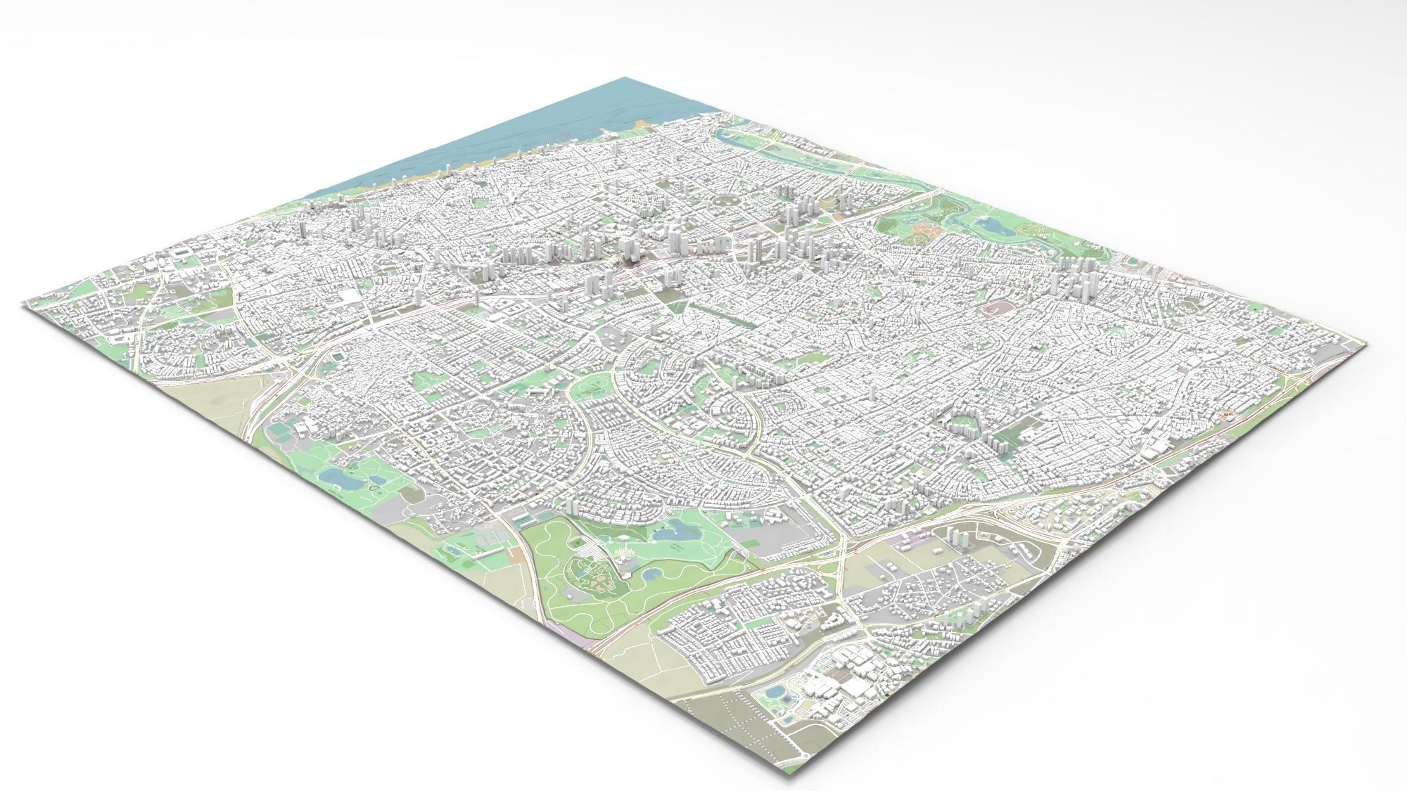 Cityscape Holon Israel 3D model_8