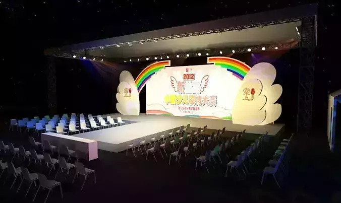 Stage party concert fashion catwalk T station  85