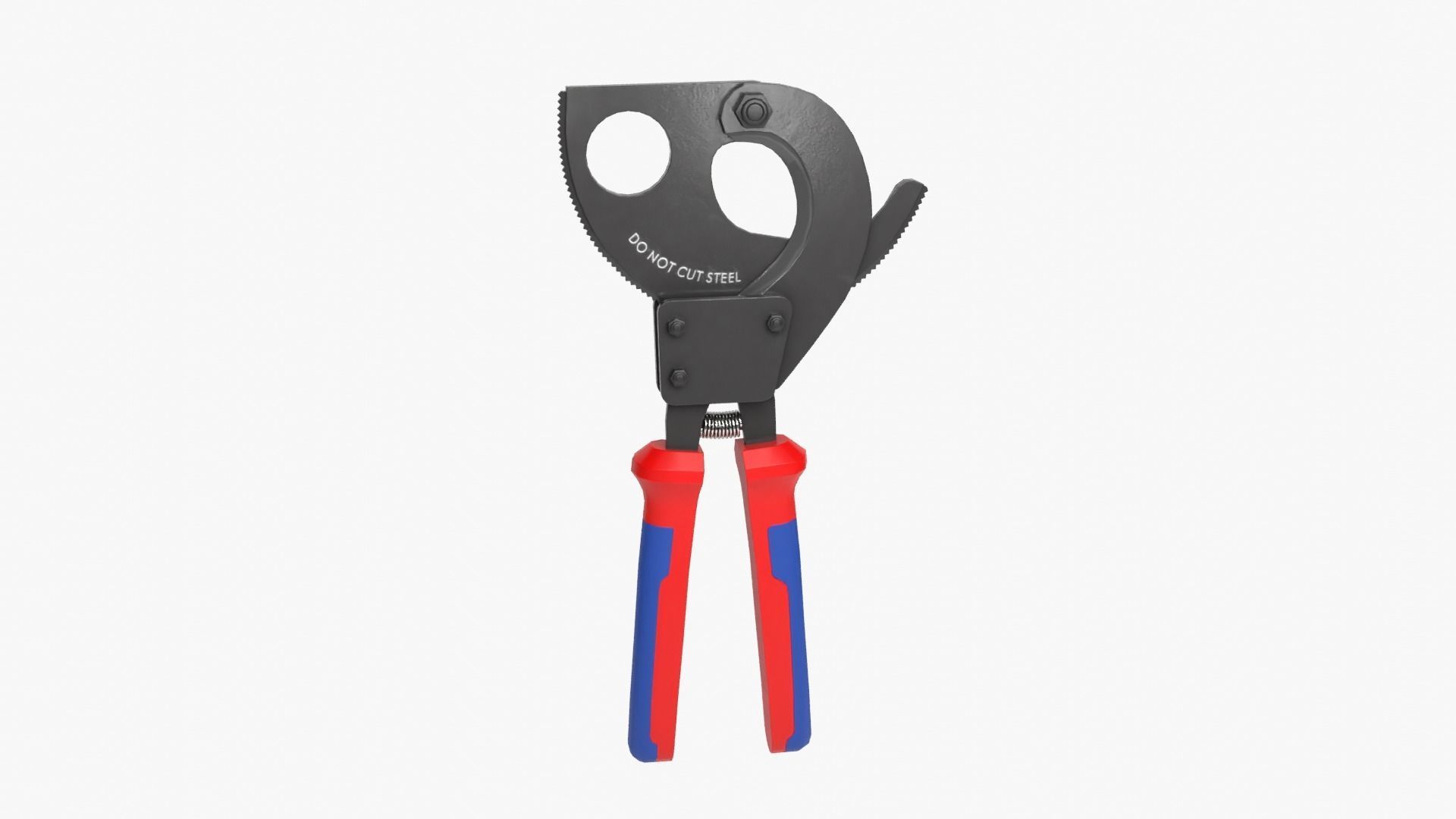 Ratchet Wire Cutters Low-poly 3D model_7