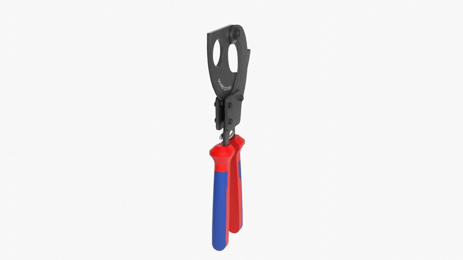 Ratchet Wire Cutters Low-poly 3D model_5