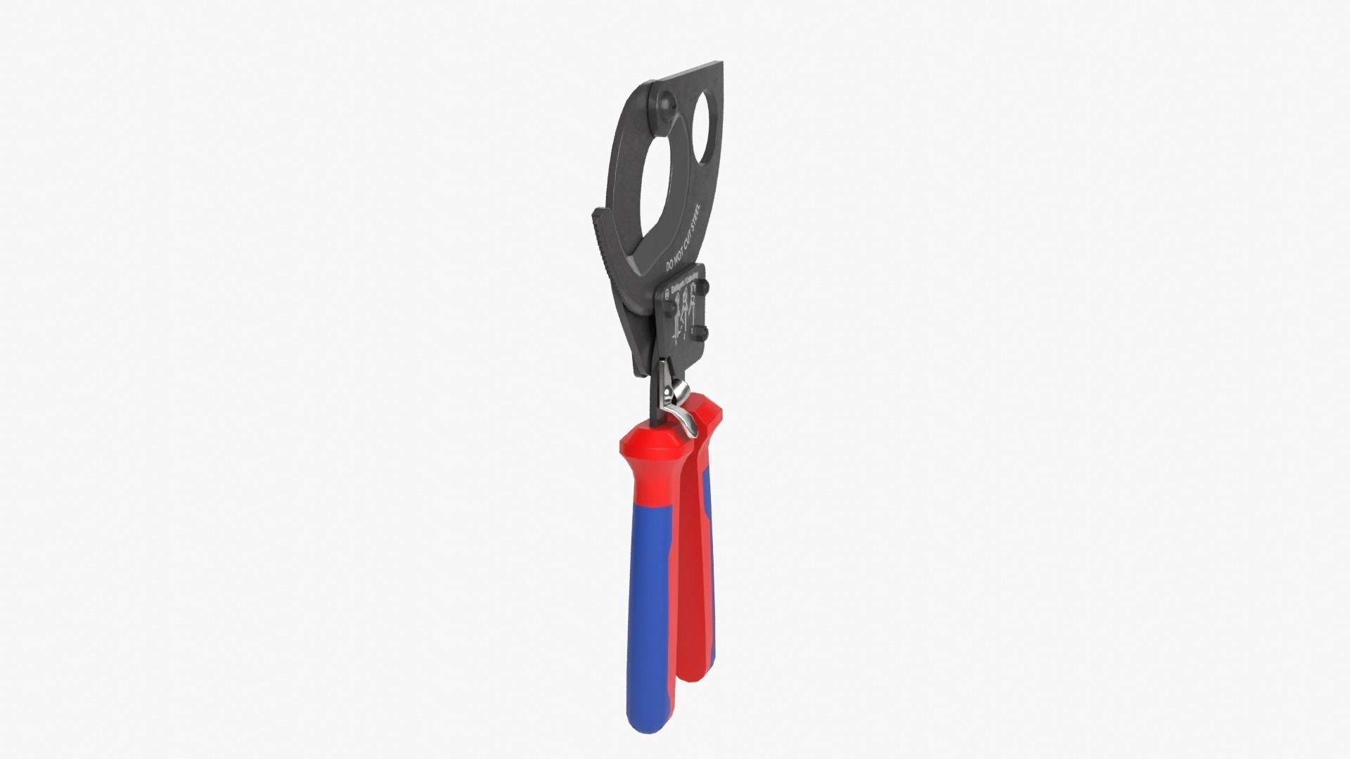 Ratchet Wire Cutters Low-poly 3D model_11