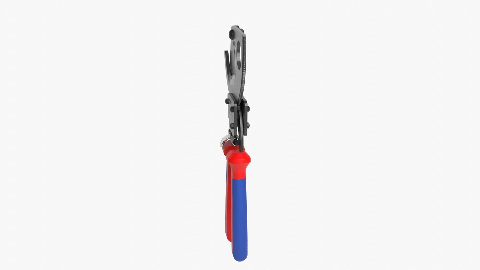 Ratchet Wire Cutters Low-poly 3D model_4