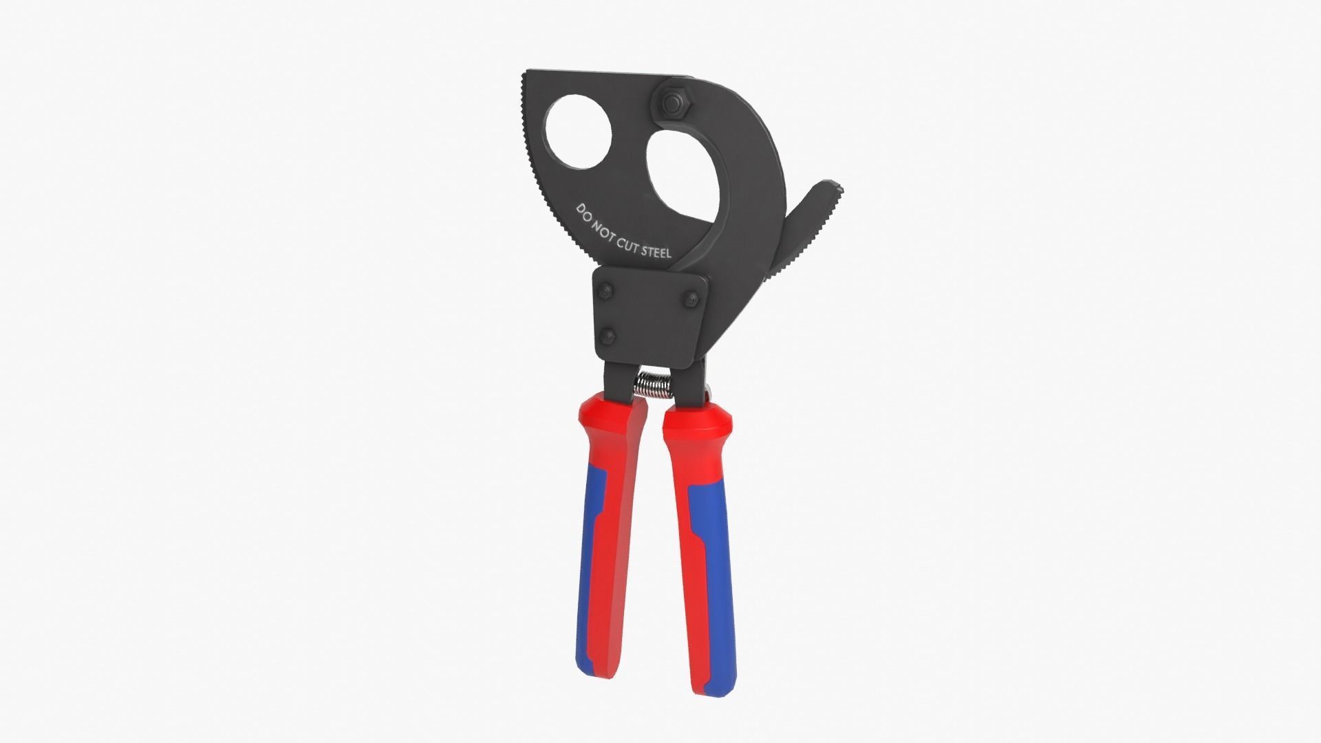 Ratchet Wire Cutters Low-poly 3D model_8