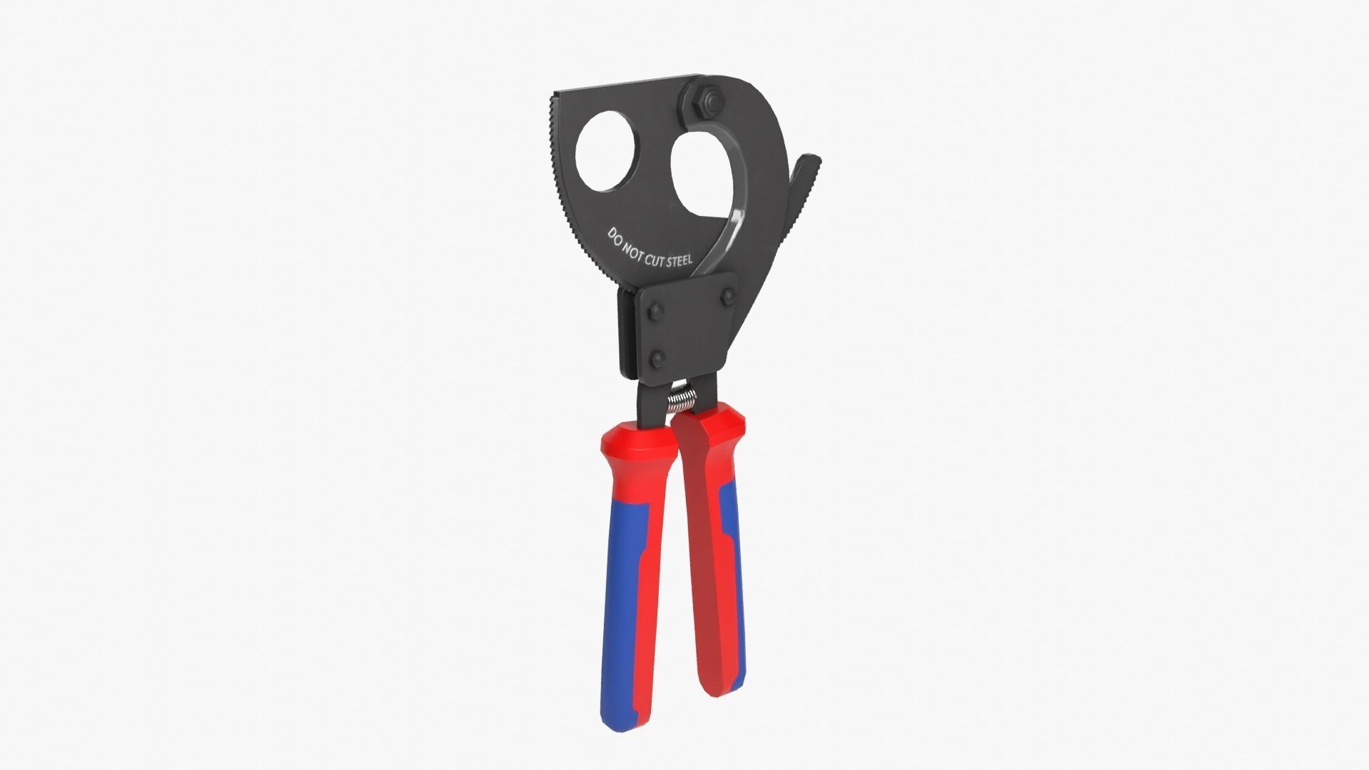 Ratchet Wire Cutters Low-poly 3D model_6
