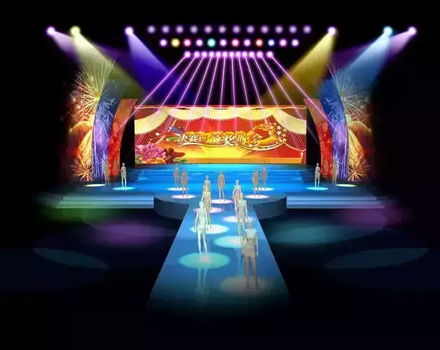 Stage party concert fashion catwalk T station  101