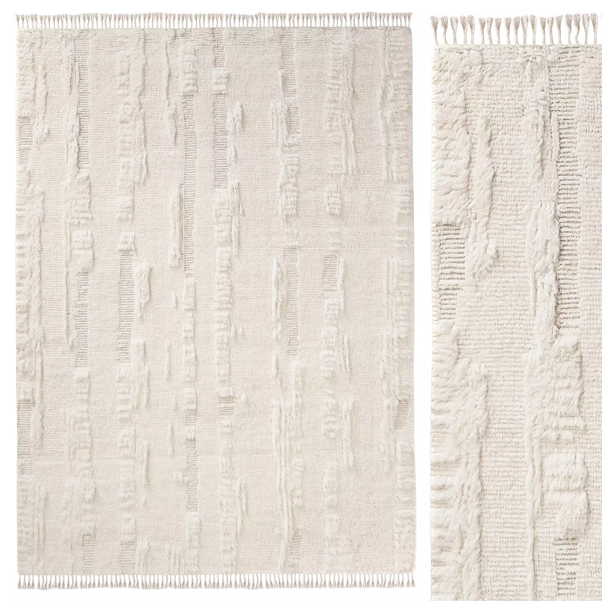 BADRI WOOL RUG 3D model_0