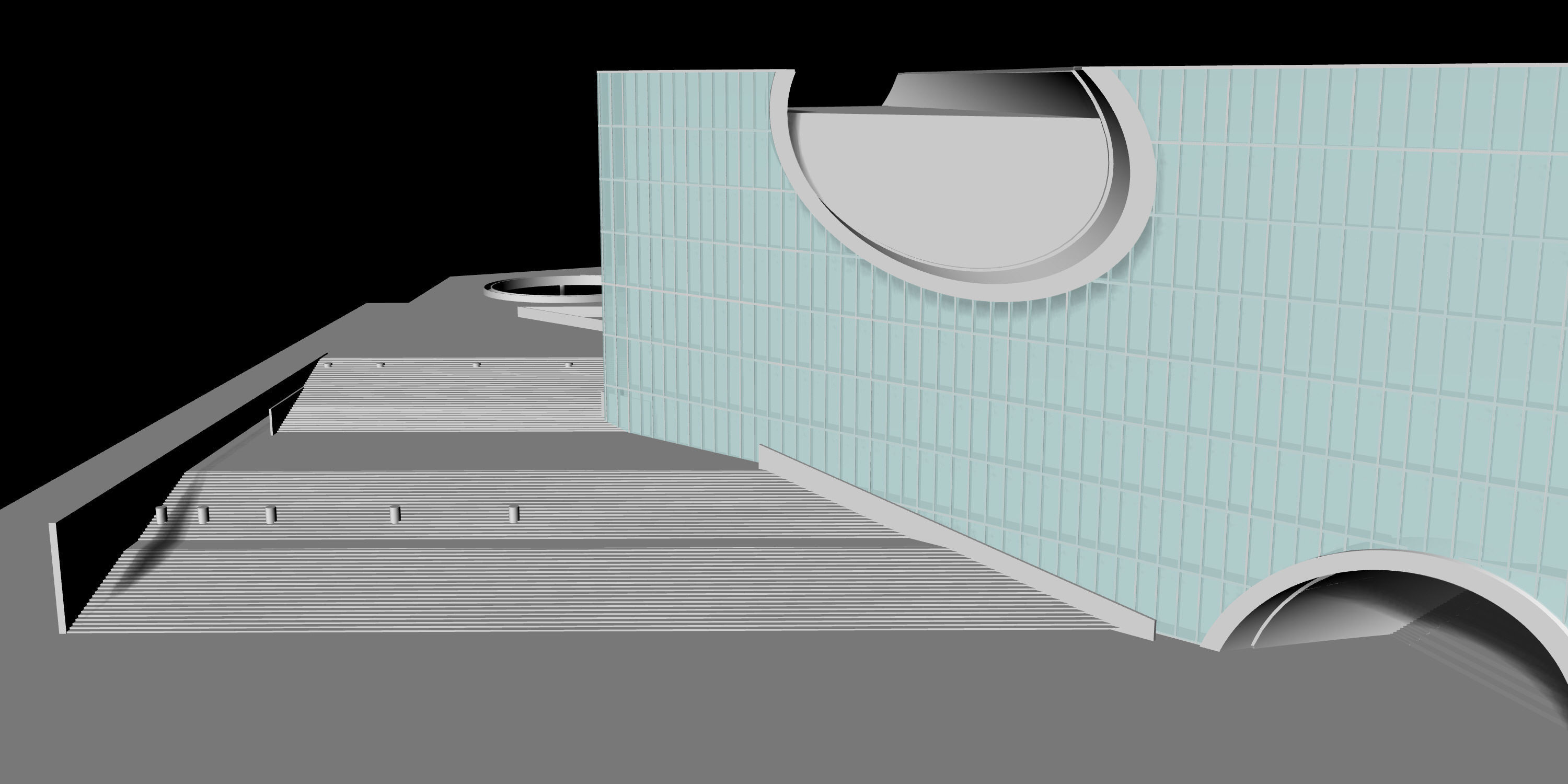 Tadao Ando - Poly Grand Theater 3D model_4