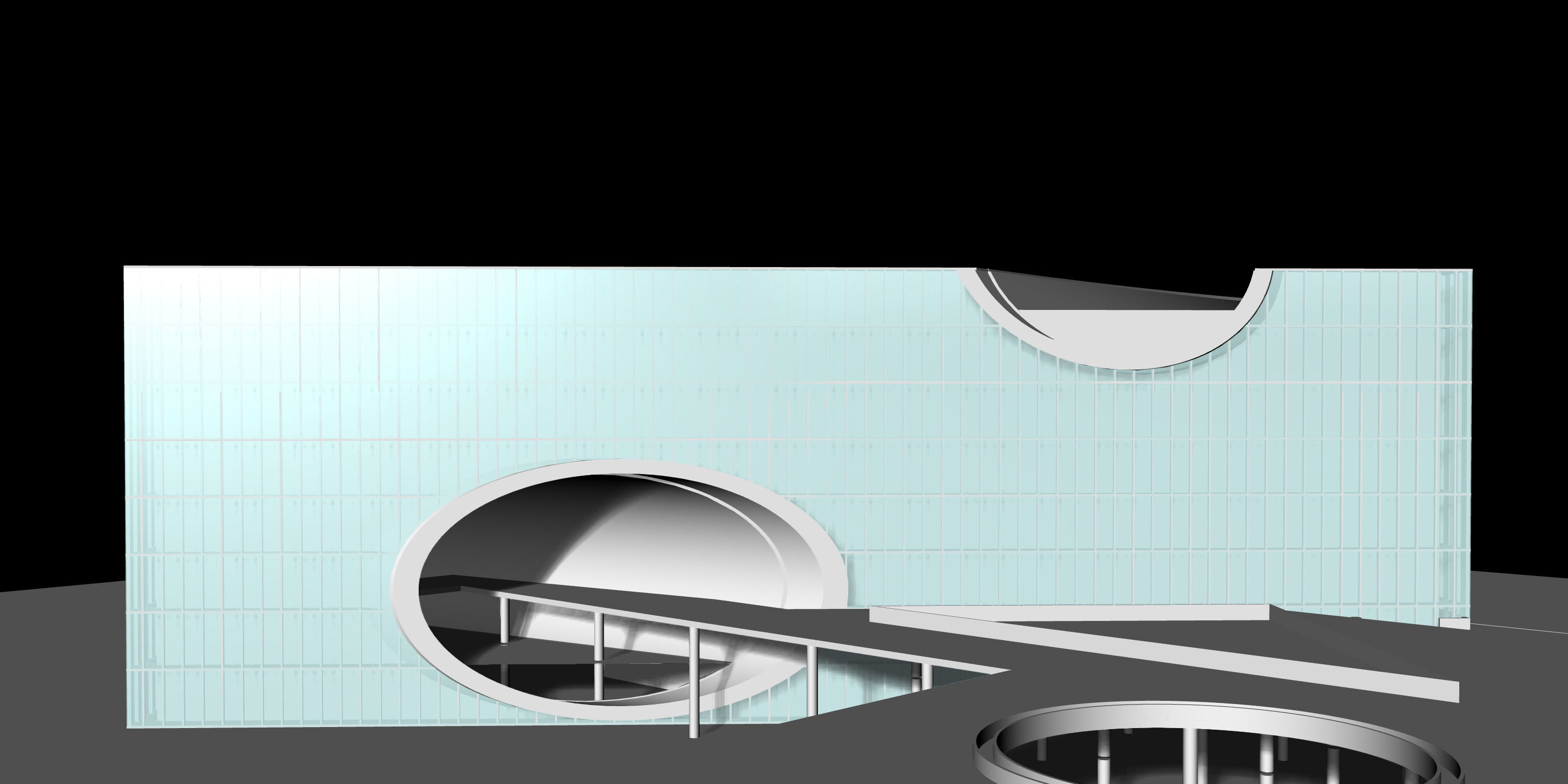 Tadao Ando - Poly Grand Theater 3D model_5