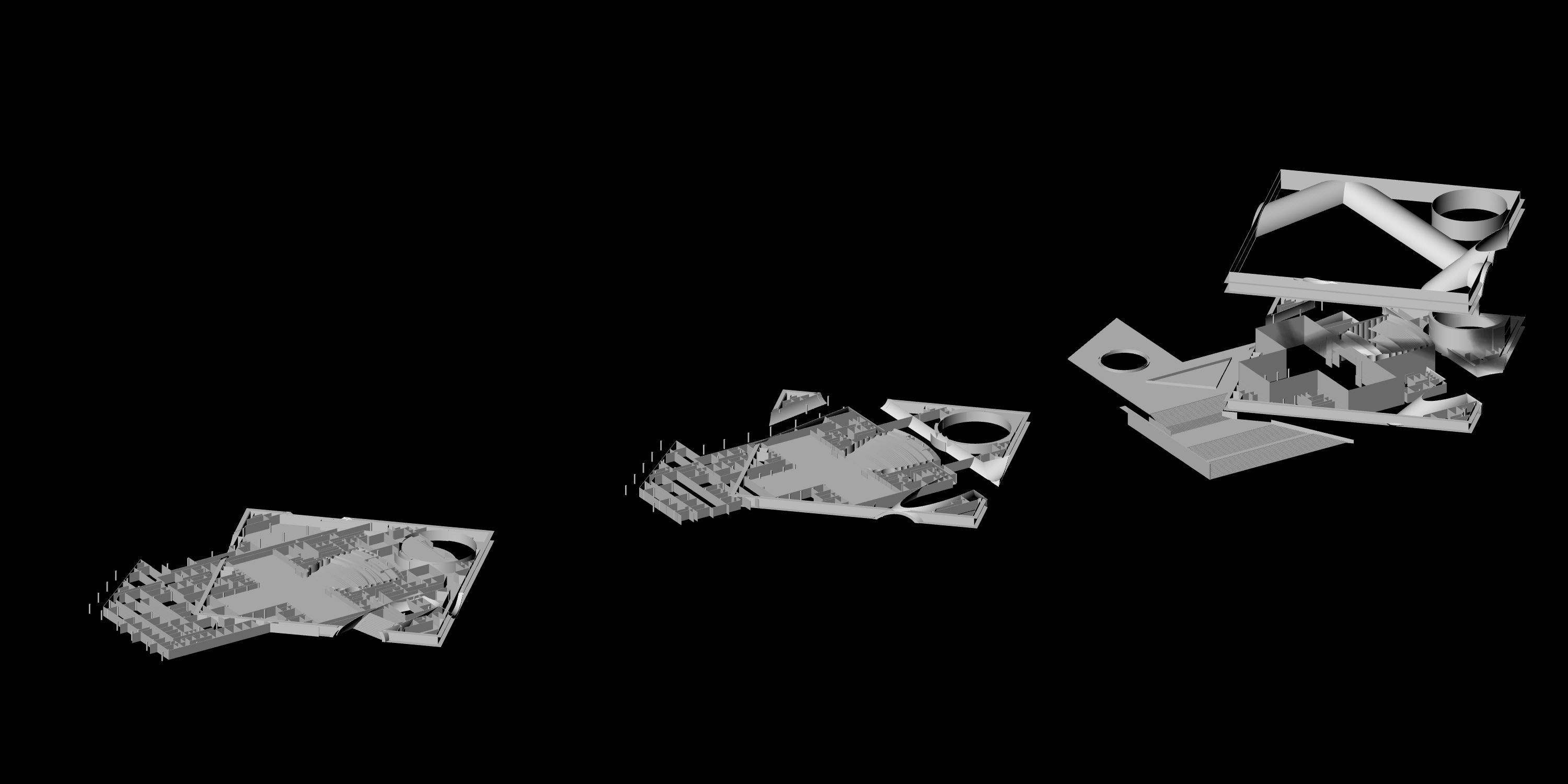 Tadao Ando - Poly Grand Theater 3D model_7