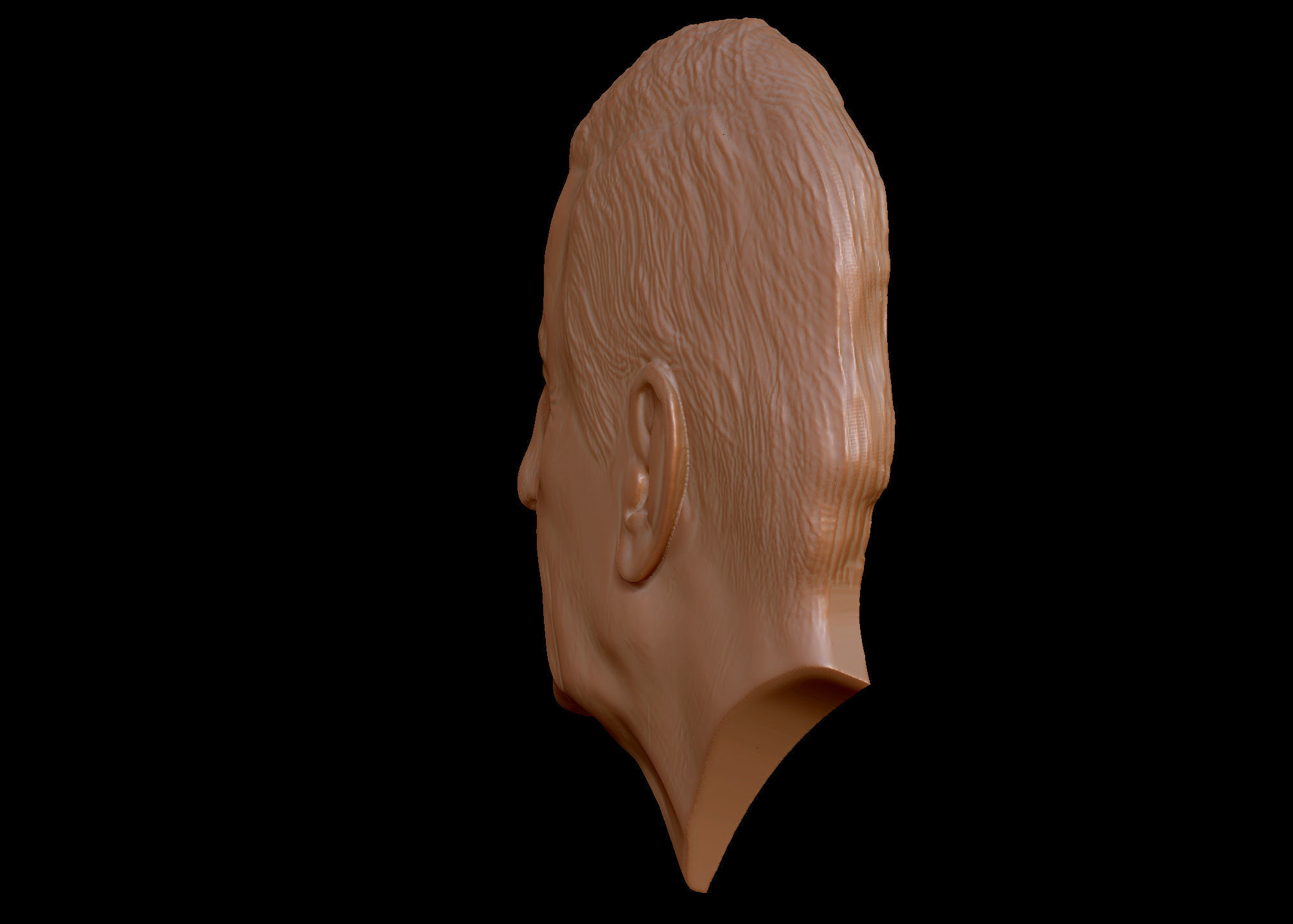 King Charles Coin - Bas Relief 3D print model_10