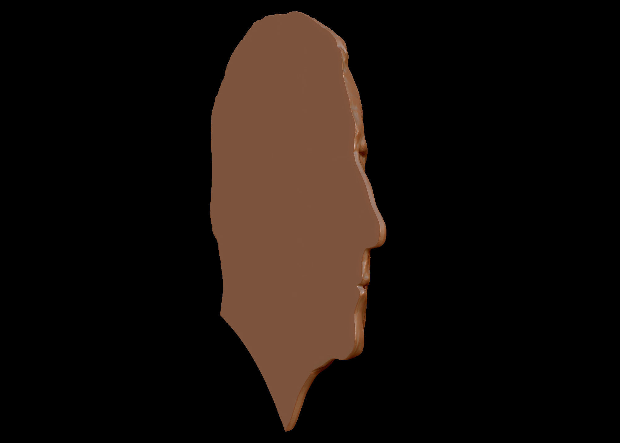 King Charles Coin - Bas Relief 3D print model_9