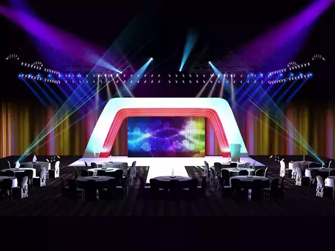 Stage party concert fashion catwalk T station  111