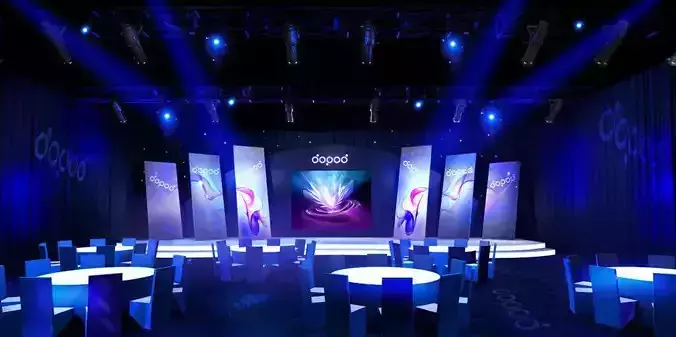Stage party concert fashion catwalk T station  112 3D model
