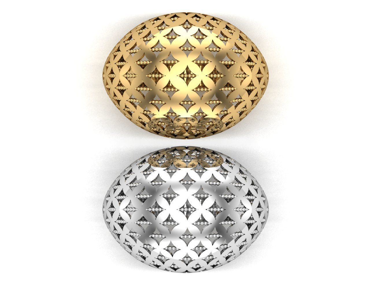 DOME RING 3D print model_1