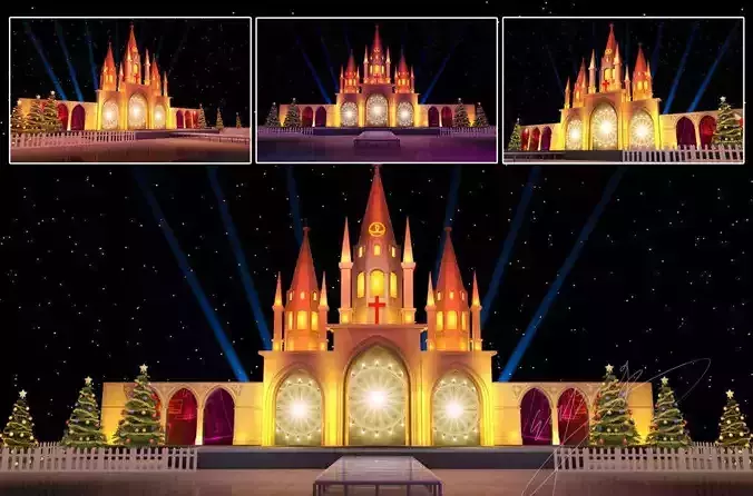 Stage party concert fashion catwalk T station  119