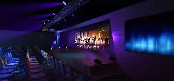 Stage party concert fashion catwalk T station  123