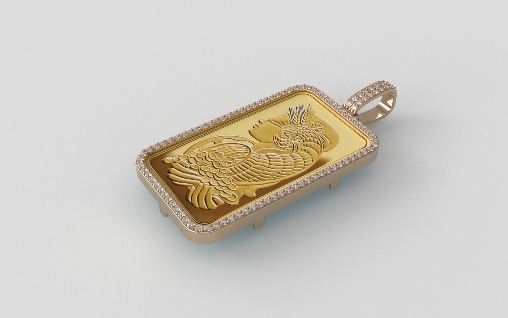 Suisse Pamp Frame v2 - 50 Gram Diamond 3D print model_1