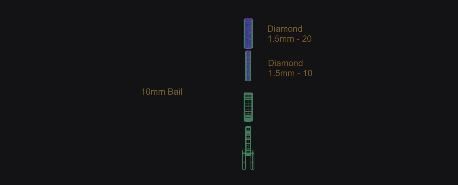 Suisse Pamp Frame v2 - 50 Gram Diamond 3D print model_2