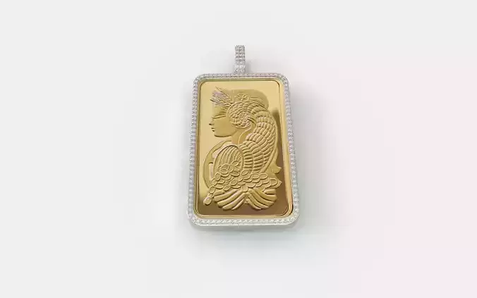 Suisse Pamp Frame v2 - 5 Ounce Diamond 3D print model