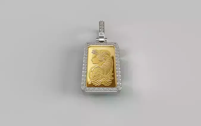 Suisse Pamp Frame v2 - 5 Gram Diamond 3D print model