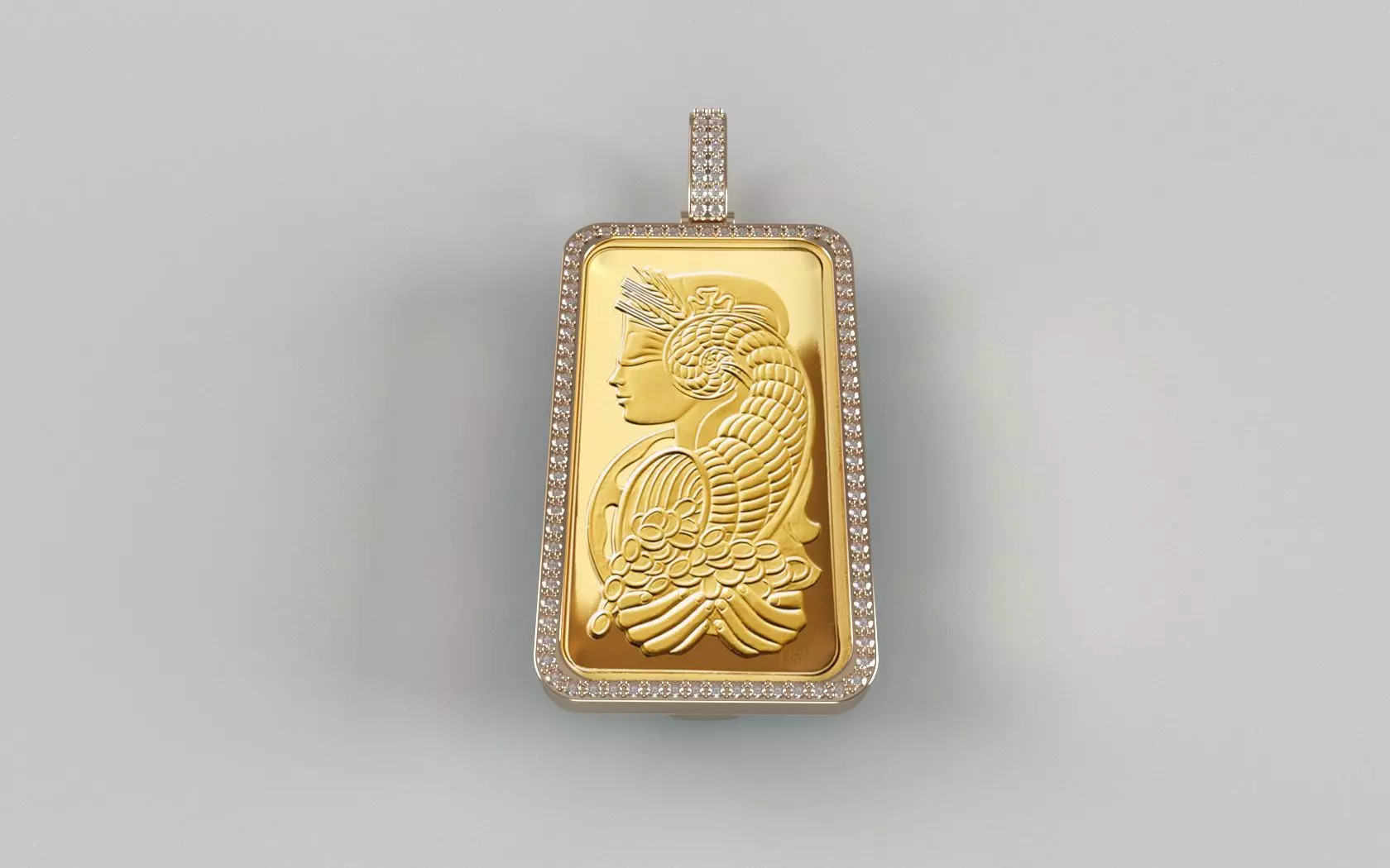 Suisse Pamp Frame v2 - 100 Gram Diamond 3D print model_0