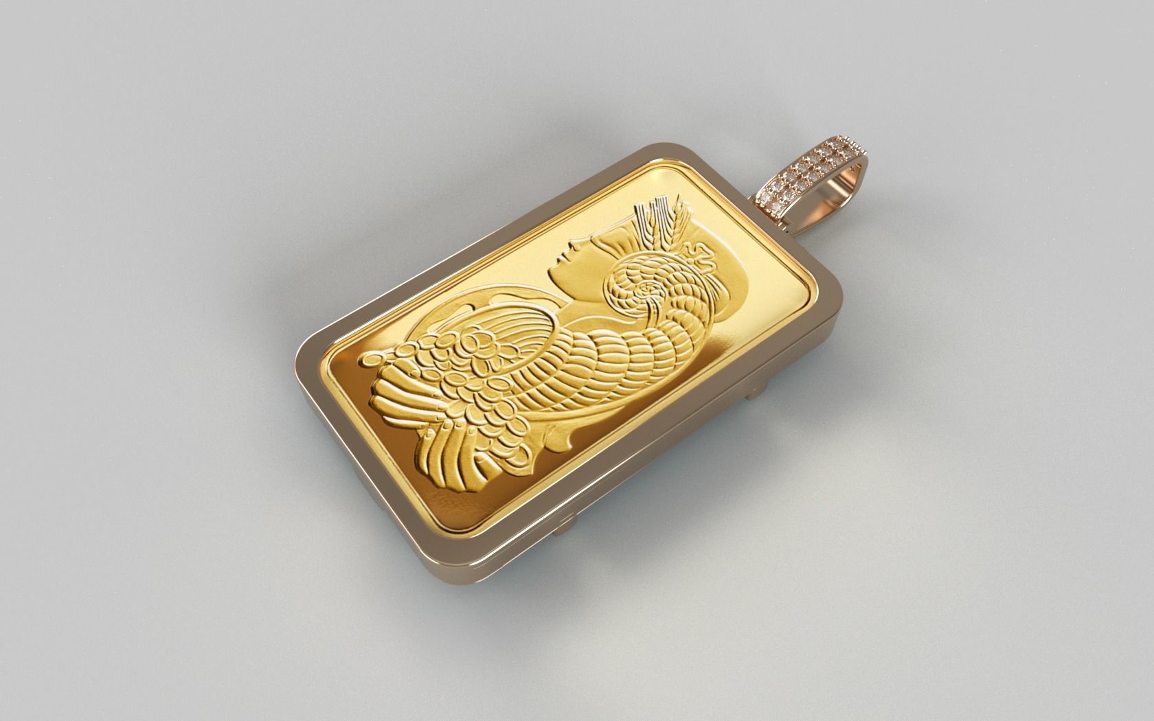 Suisse Pamp Frame v2 - 100 Gram 3D print model_1