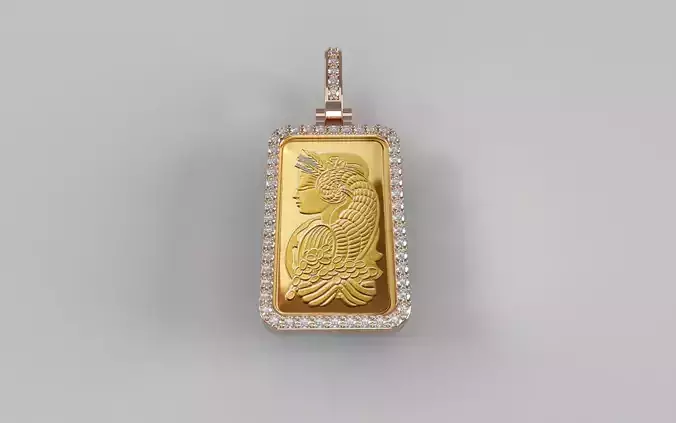 Suisse Pamp Frame v2 - 10 Gram Diamond 3D print model