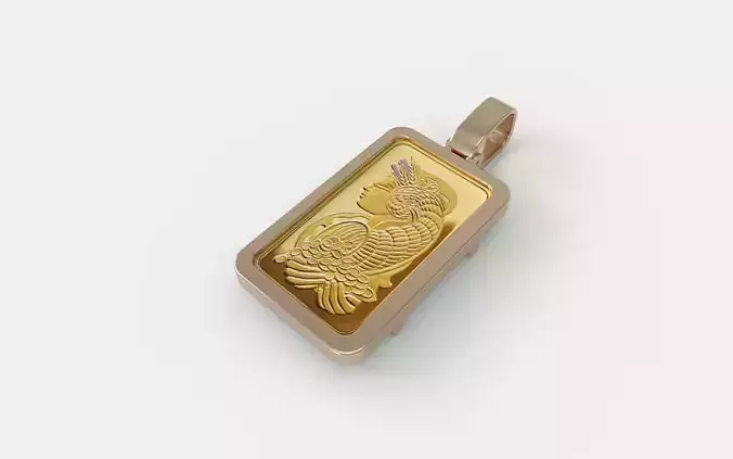 Suisse Pamp Frame v2 - Half Ounce 3D print model