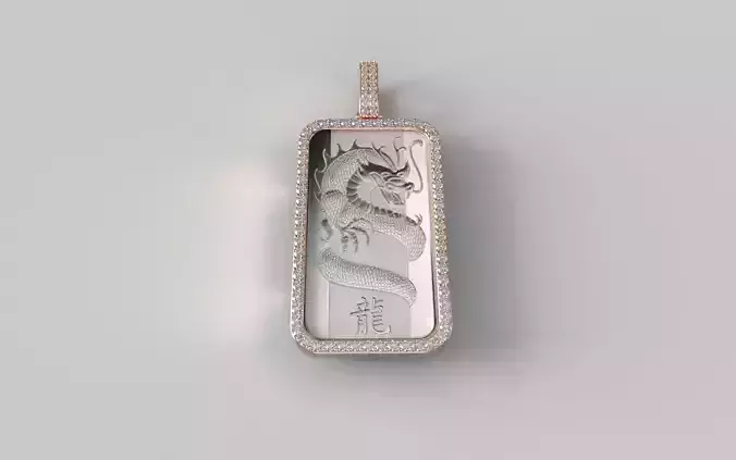 Silver Suisse Pamp Frame v2 - 10 Gram 2mm Diamond