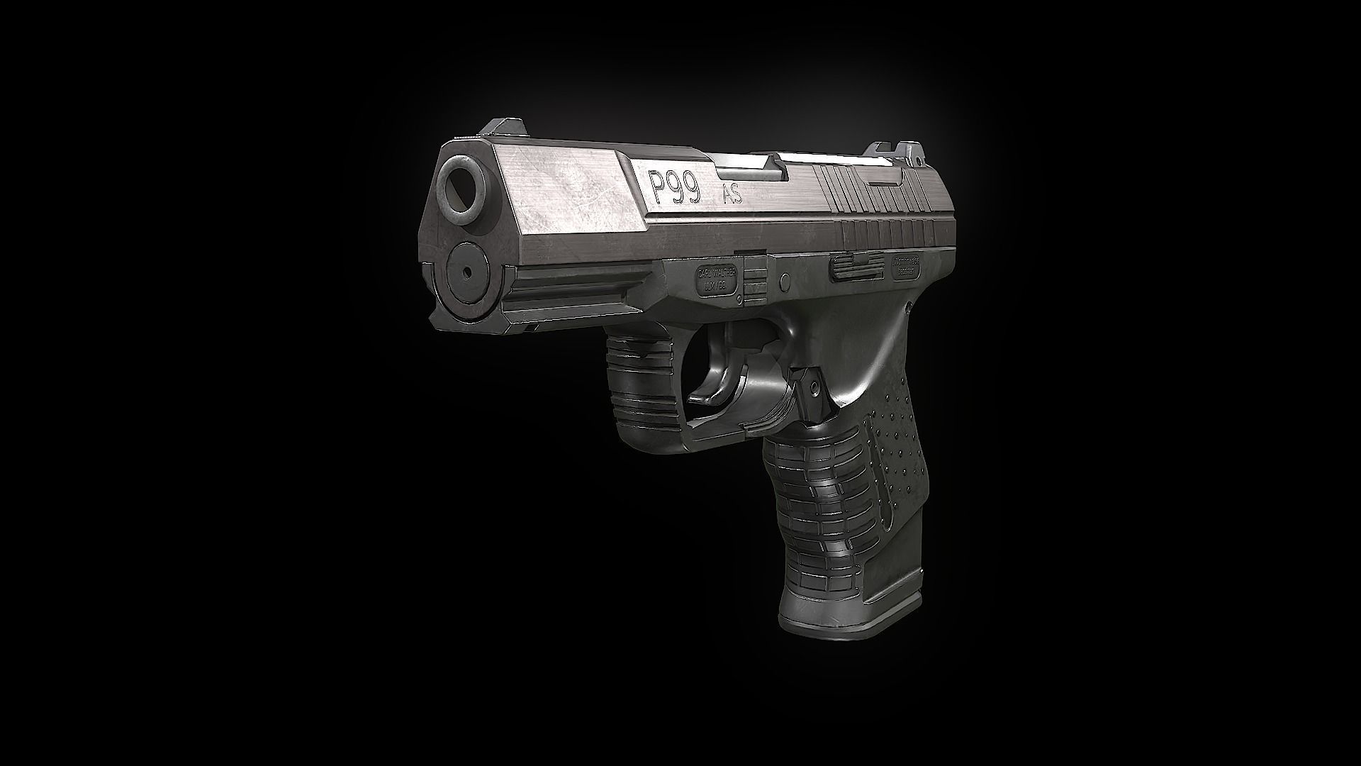 P99 game ready Low-poly 3D model_6