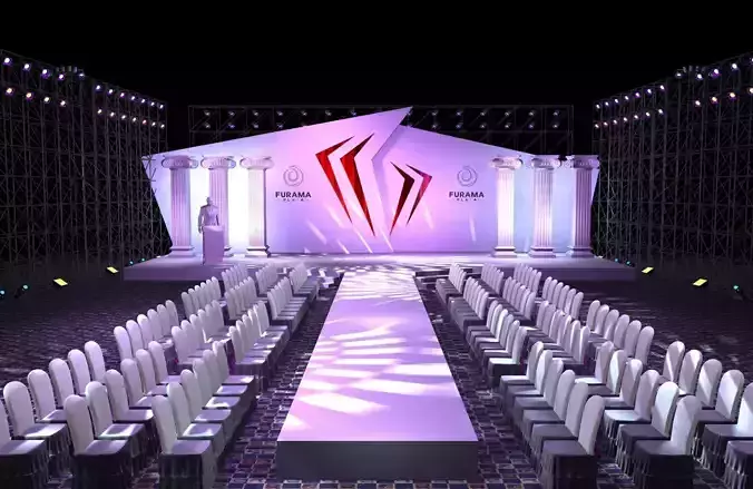 Stage party concert fashion catwalk T station  136