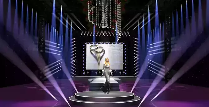 Stage party concert fashion catwalk T station  138