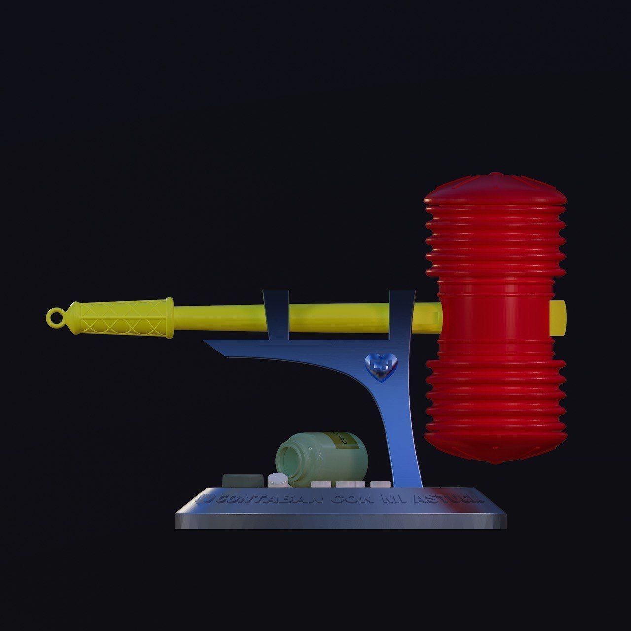 Chipote Chillon 3D print model_1