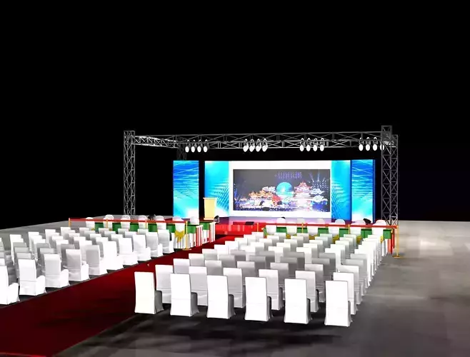 Stage party concert fashion catwalk T station  142