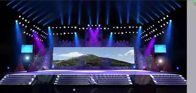 Stage party concert fashion catwalk T station  147