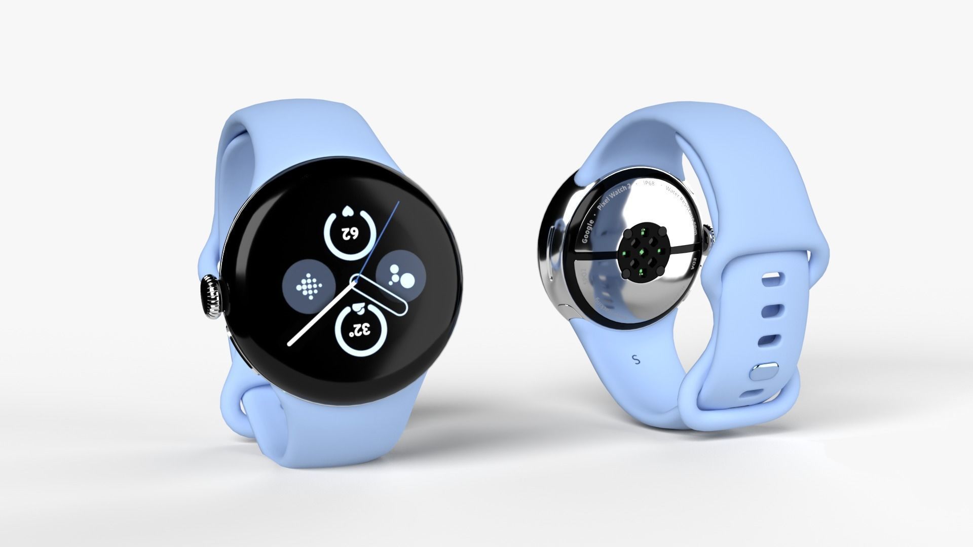 Google Pixel Watch 2 3D model_2
