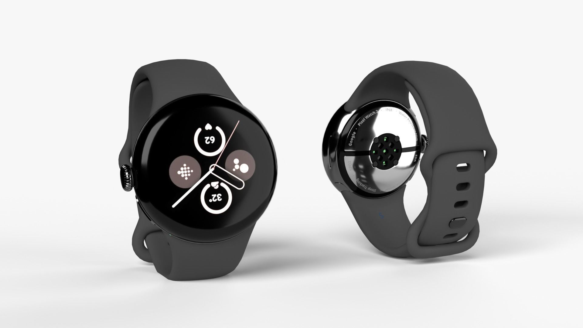 Google Pixel Watch 2 3D model_1