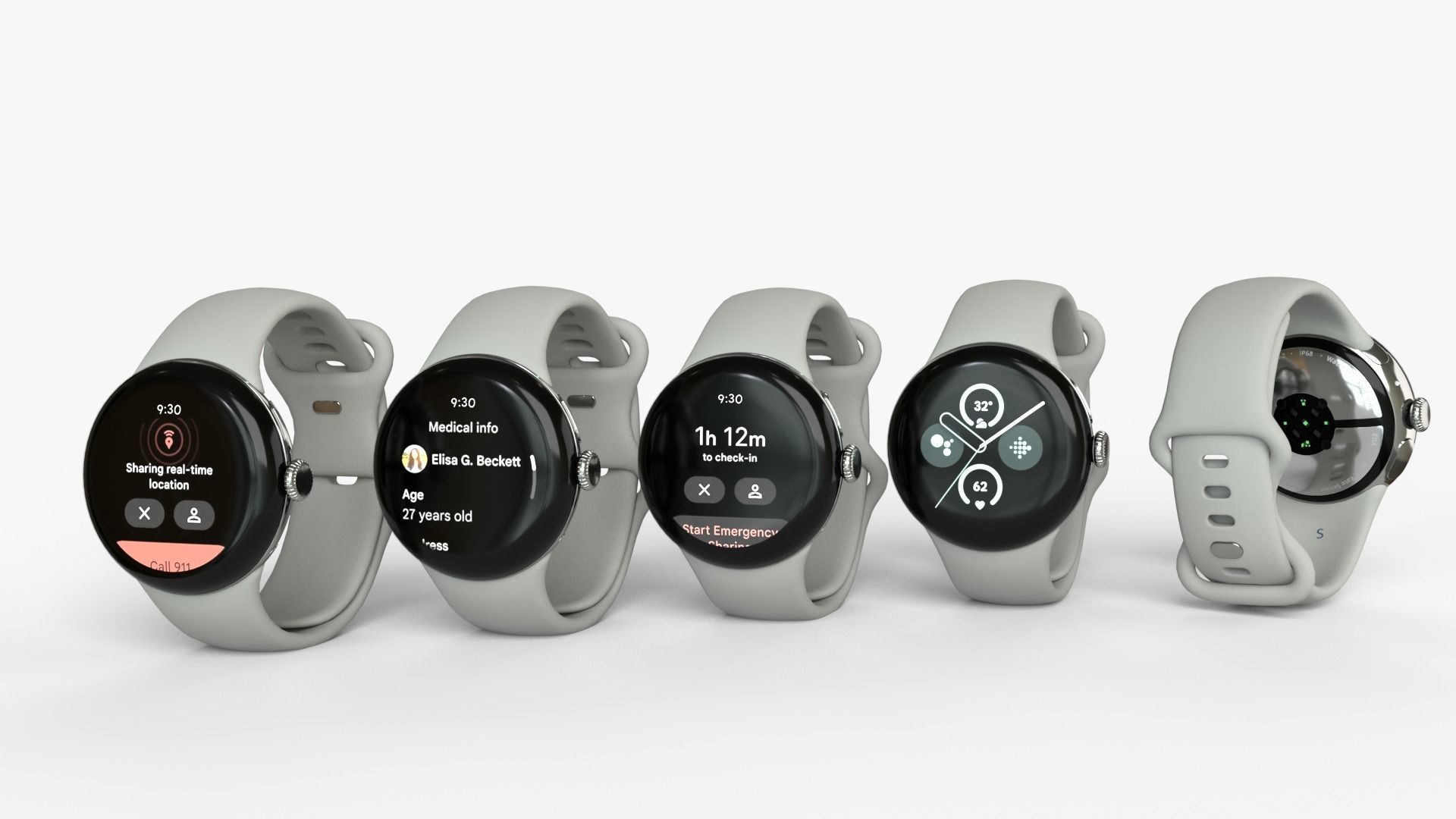 Google Pixel Watch 2 3D model_11