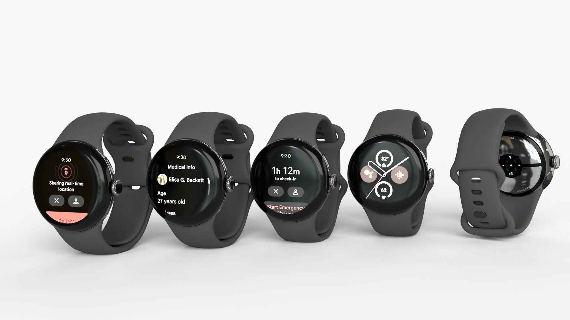 Google Pixel Watch 2 3D model_9