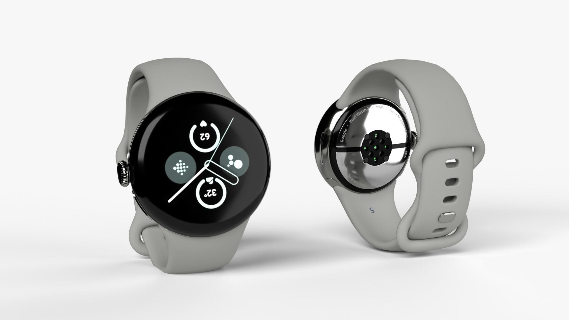 Google Pixel Watch 2 3D model_3