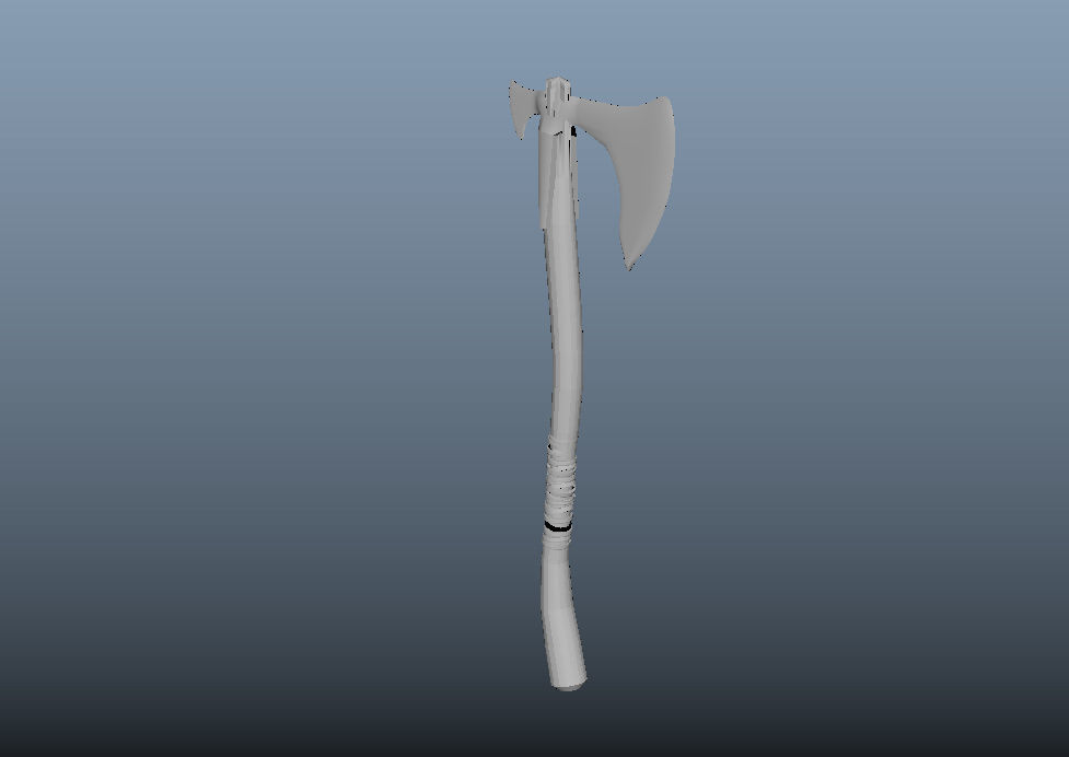 Stylized Axe 3D model 3D model_2