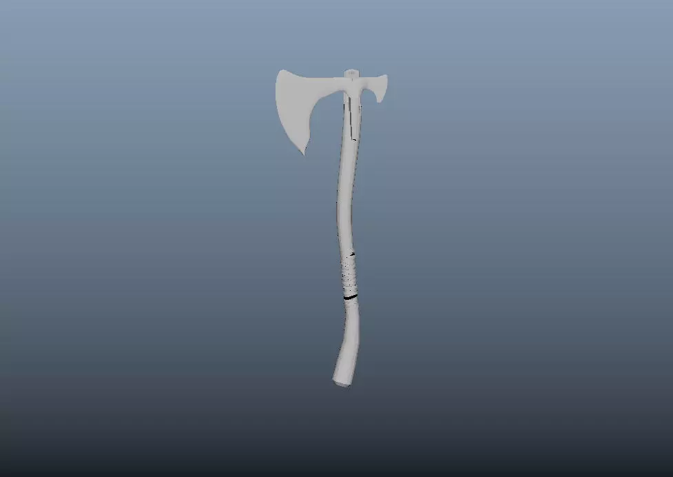 Stylized Axe 3D model 3D model_0