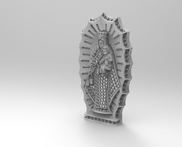 MEDALLA VIRGEN DEL CARMEN  3D print model