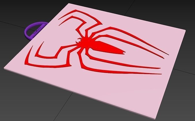 Spider-Man Logo 1 3D print model