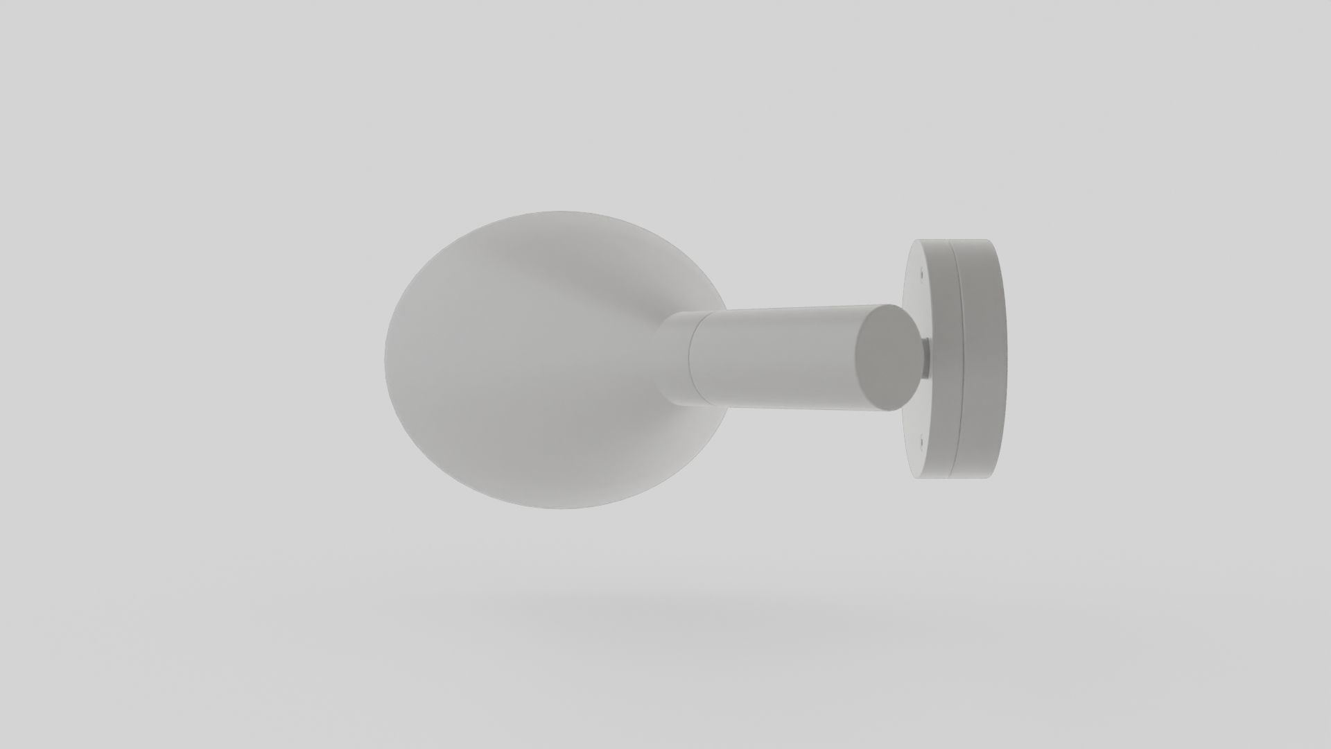 AJ Wall Lamp 1 Low-poly 3D model_5