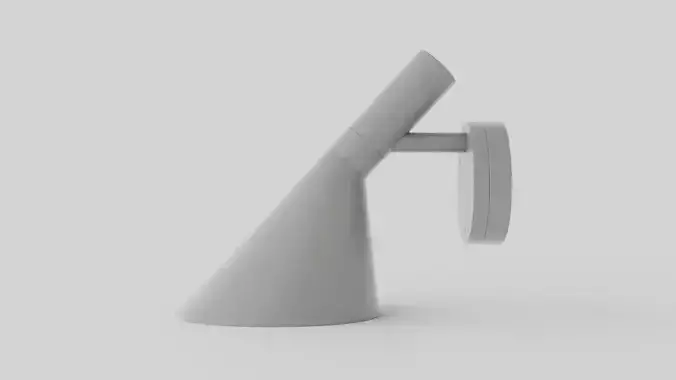 AJ Wall Lamp 1 Low-poly 3D model