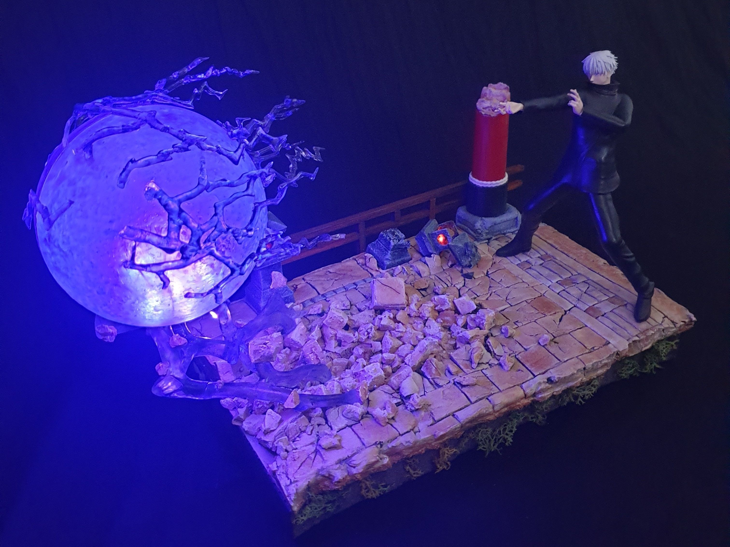 GOJO SATORU JUJUTSU KAISEN HOLLOW PURPLE 3D model 3D printable CGTrader
