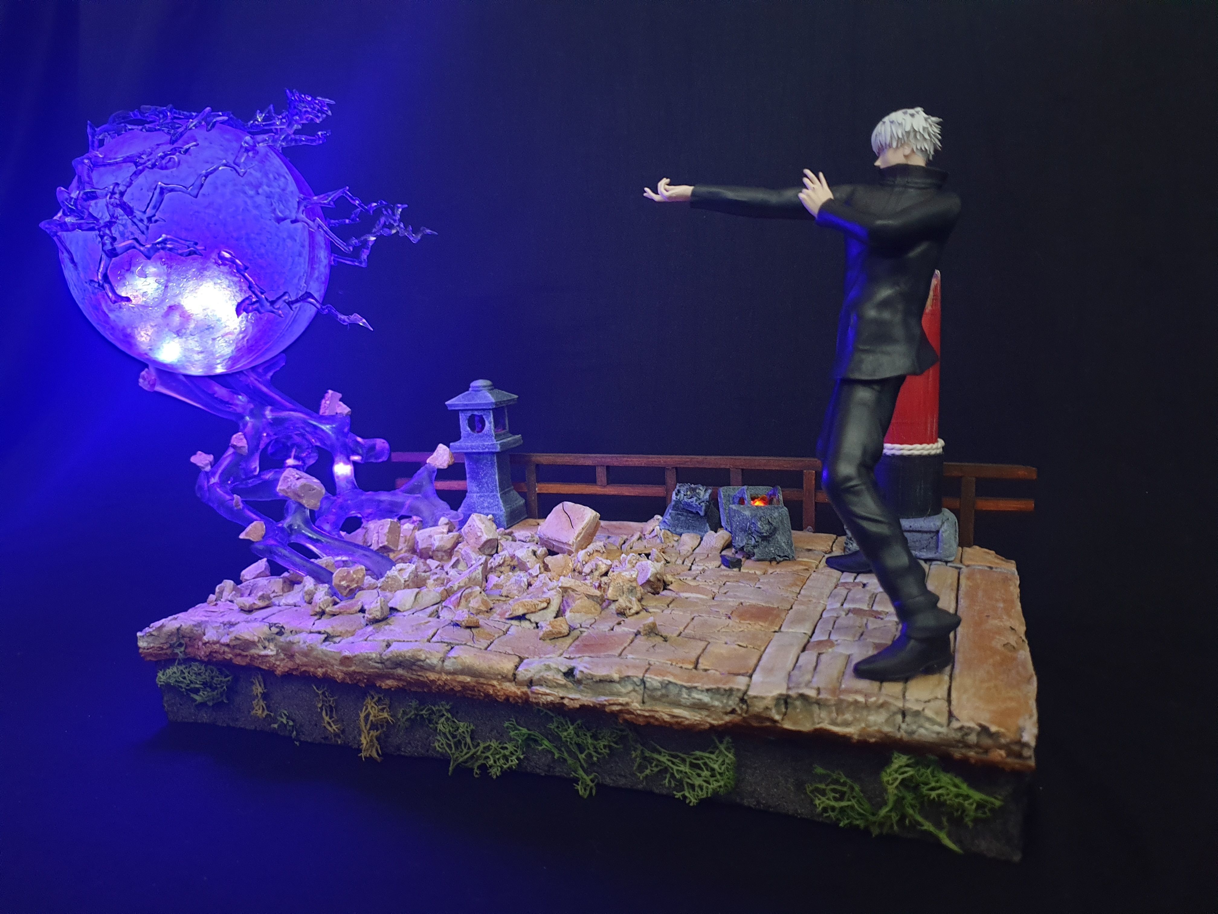 GOJO SATORU JUJUTSU KAISEN HOLLOW PURPLE 3D model 3D printable CGTrader