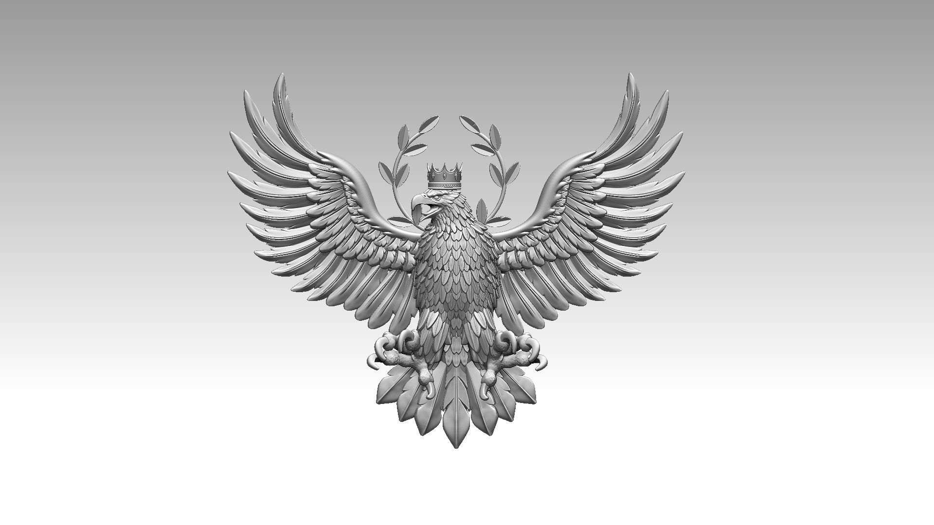COAT OF ARMS OF AUSTRIA 3D print model_13